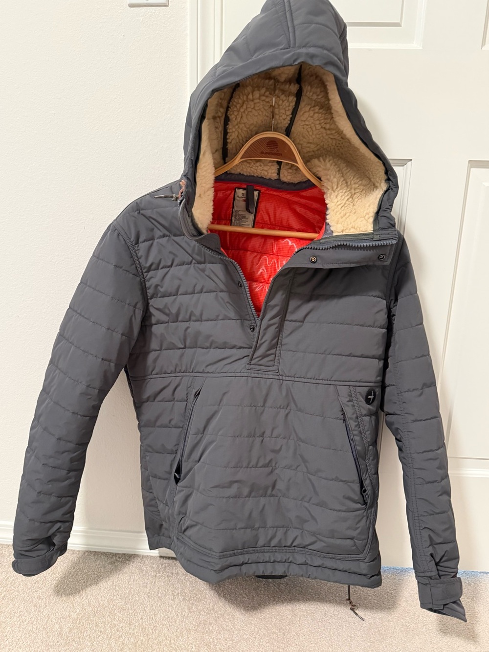 Relwen Quilted Channel Anorak Jacket